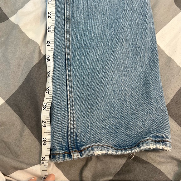 Abercrombie & Fitch 90’s Straight Ultra High Rise Jeans Distressed 28 Reg - Picture 11 of 12